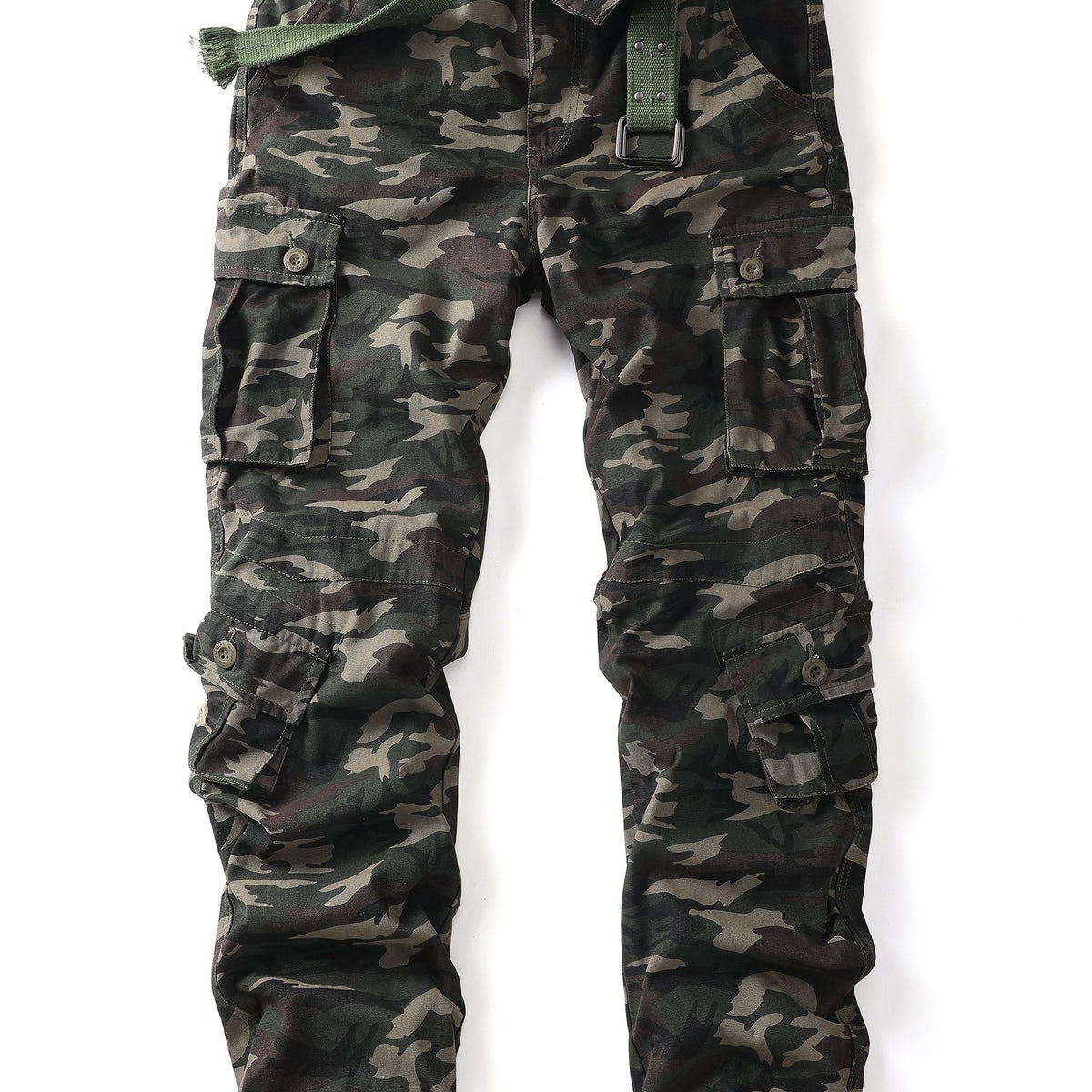 Cotton Camo Cargo Pants Men's Joggers Spring Fall