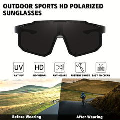 Men's Ink Polarized Sunglasses Dazzling Cycling Glasses Unisex