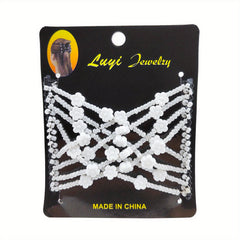Vintage Beaded Hair Comb Clips for Women Girls