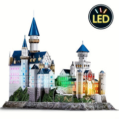 3D Neuschwanstein Castle Puzzles for Adults and Teens