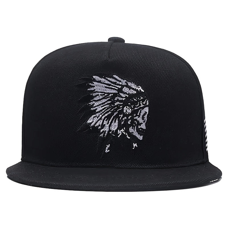 Indians Embroidered Men's Hip Hop Hat