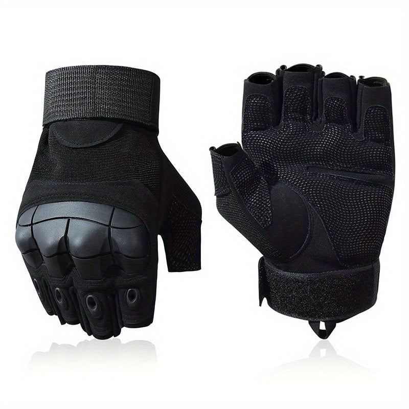 Half Finger Tactical Gloves Outdoor Men's Military Gloves Hiking Motorcycle