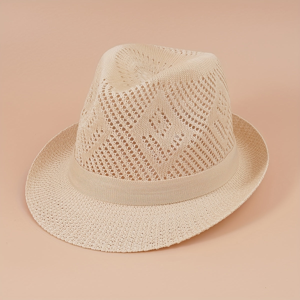 Men's Large Brim Straw Sun Hat Middle Aged Elderly
