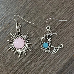 Vintage 3D Sunflower Daisy Earrings for Men and Women