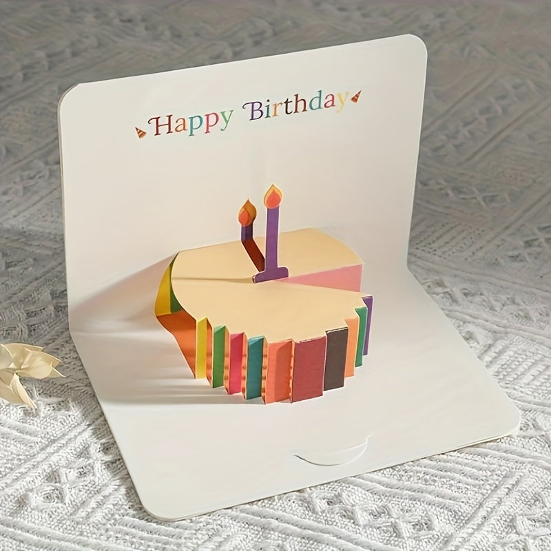 3D Pop Up Happy Birthday Card For Women Men Kid With Envelope