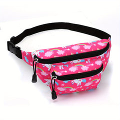 Kids Fanny Pack Unicorn Bag for Little Girls School Travel Bag