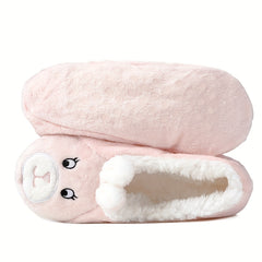Cartoon Animal Plush Socks & Warm Low Cut Floor Socks