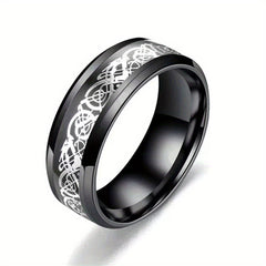 Dragon Pattern Ring For Men And Women