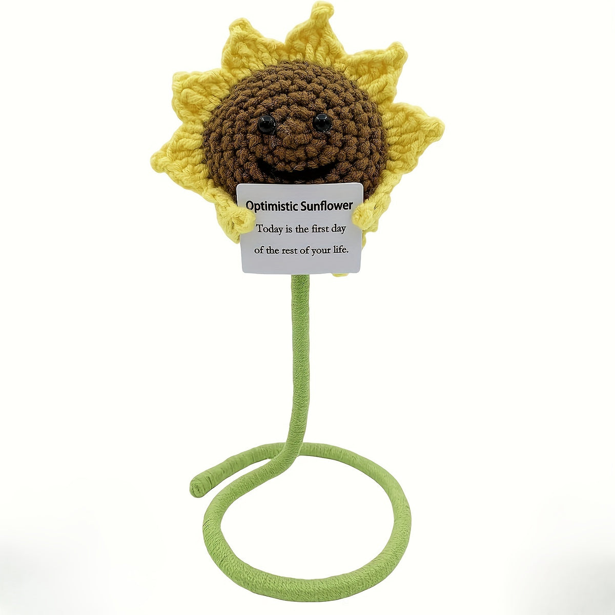 Potato Wool Knitting Doll Affirmation Card Creative Gift