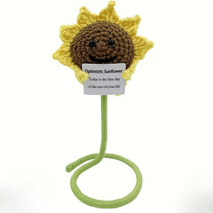 Potato Wool Knitting Doll Affirmation Card Creative Gift