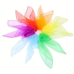 Chiffon Nylon Scarf Handkerchief for Performance Dancing