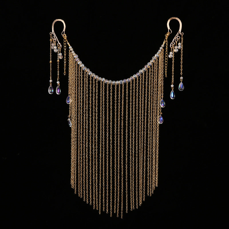 Antique Chinese Face Curtain Hanfu Hair Accessory