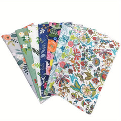 8pcs Multicolor Patchwork Fabric Cotton Sewing Quilting Needlework Material DIY