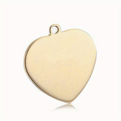 Personalized Dog ID Tag Heart Shape Engraved Stainless Steel Collar Tag