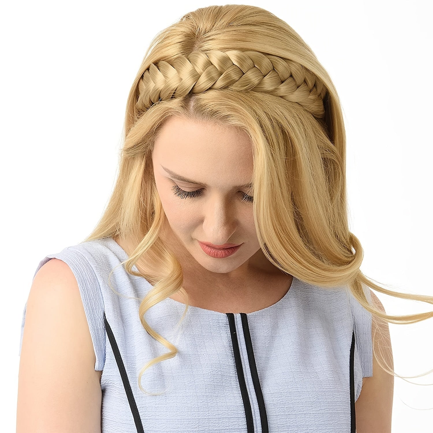 Synthetic Hair Braid Headband Extension
