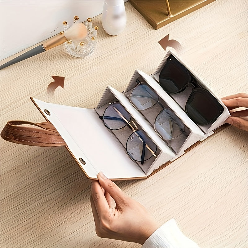 Foldable Glassed Storage Box Travel Organizer