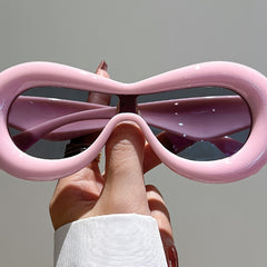 Y2K Thick Frame Sunglasses Candy Glasses UV400