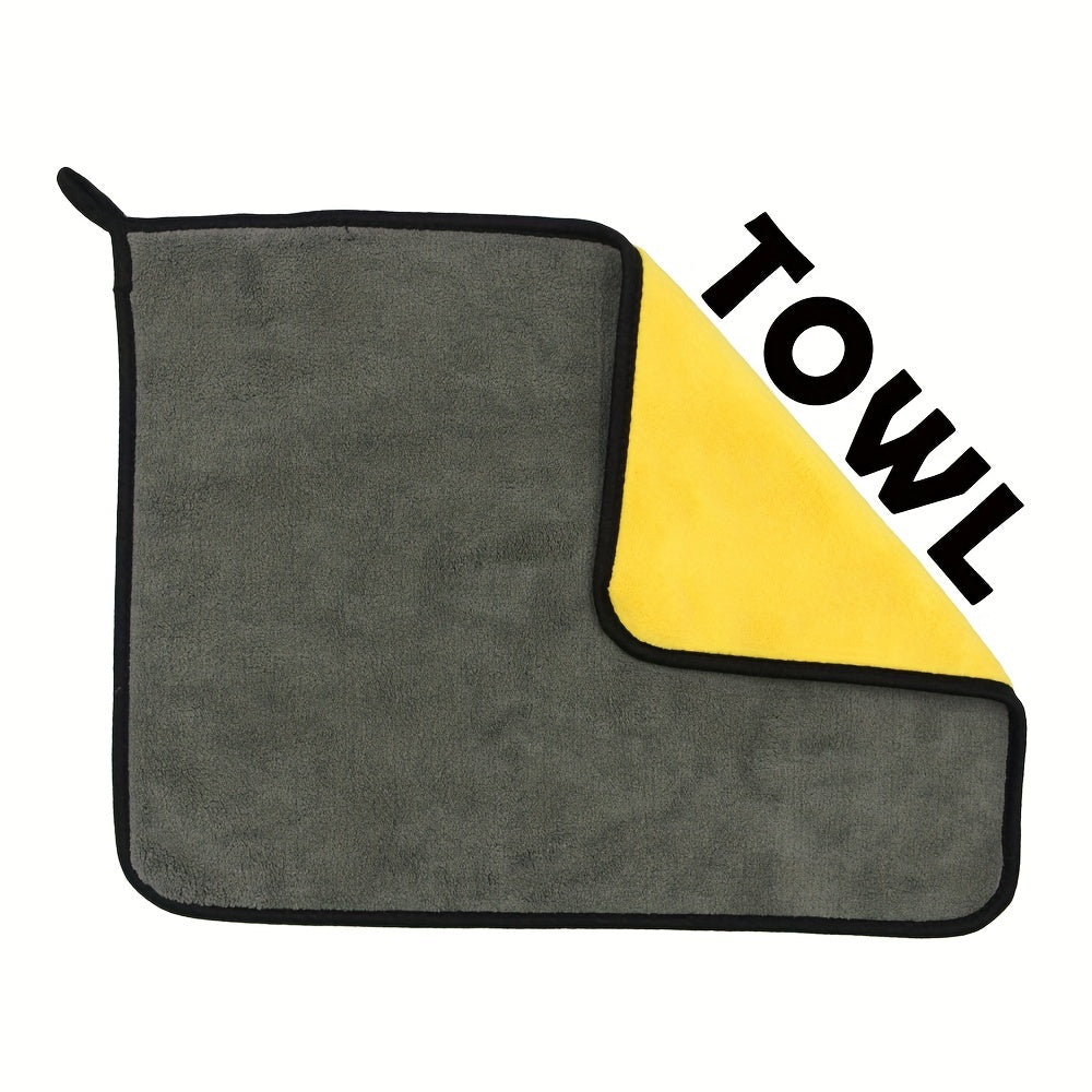 Coral Velvet Fishing Towel with Mountaineering Buckle