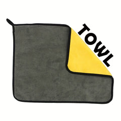 Coral Velvet Fishing Towel with Mountaineering Buckle