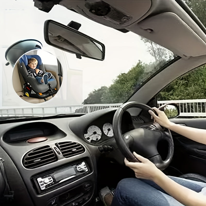 Car Baby Observation Mirror 360 No Border No Dead Corner Baby Observation Mirror