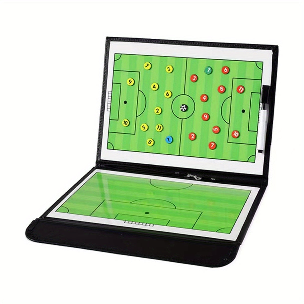 Pro Soccer Coaches Clipboard Kit w/ Magnetic Board, Marker Pen & Bag