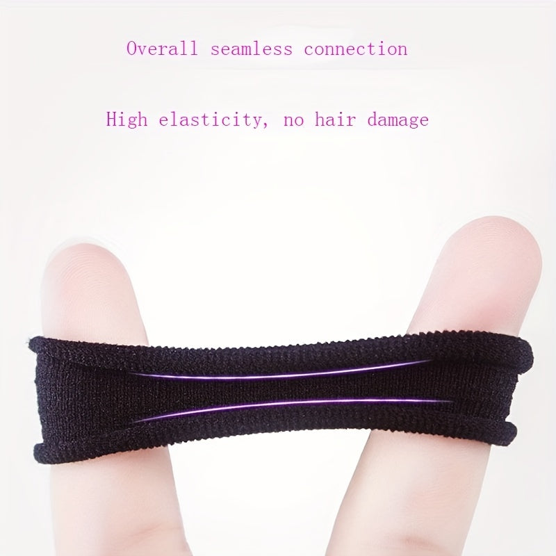 100pcs Soft Hair Rope Elastic Ponytail Holder Hair Accessory
