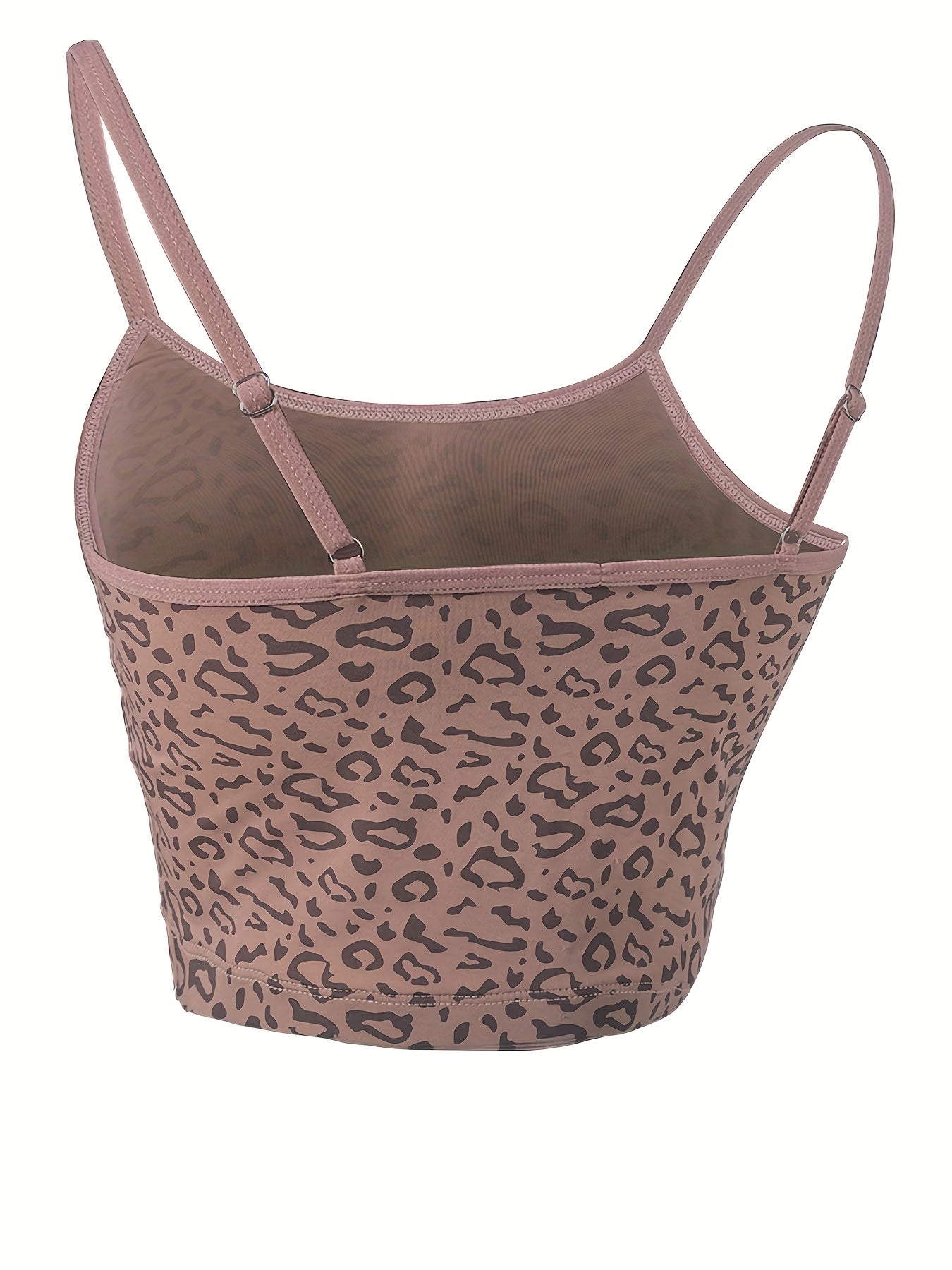  Sexy Leopard Print Cami Crop Top