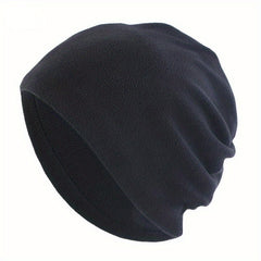 Soft Polar Fleece Pullover Hat with Neck Cover for Winter