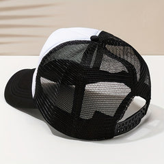 Leopard Print Baseball Cap Mesh Trucker Hat Adjustable Sunshade Dad Hats