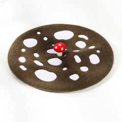 Women's Woolen Mushroom Beret Hat Embroidered Painter Hat