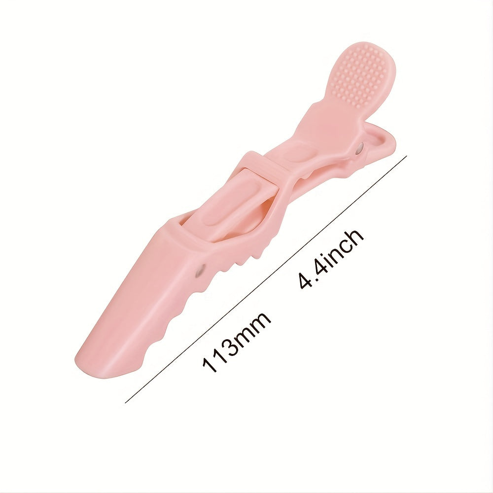 6pcs Crocodile Clip Long Bill Clip Duck Bill Clip Hairdressing Section Clip