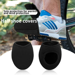 Outdoor Bike Cycling Half Palm Shoe Cover Soft Rebound Windproof Warm