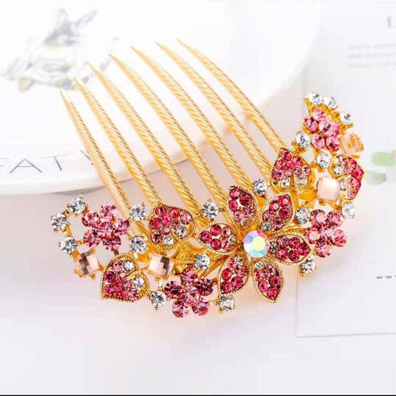 Bridal Hair Side Combs Rhinestone Hair Clip Crystal Barrette Wedding Accessories