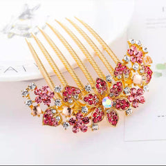 Bridal Hair Side Combs Rhinestone Hair Clip Crystal Barrette Wedding Accessories