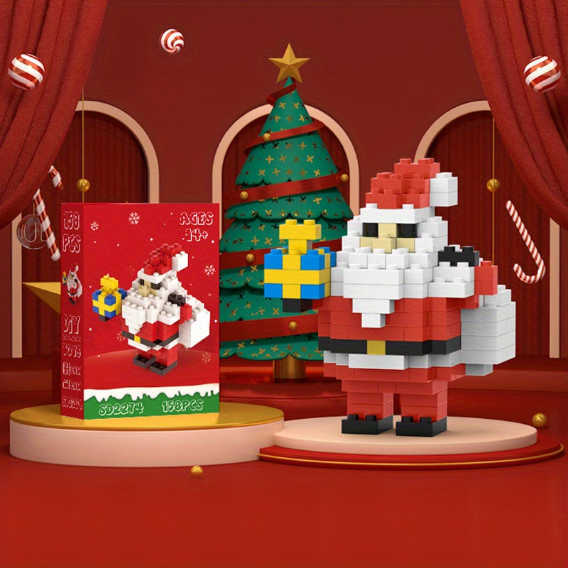 Christmas Building Blocks Santa Bears Christmas Trees Snowmen Boots