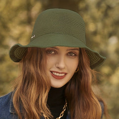 Candy Bucket Hat Iron Label Decor Summer Sun Hat
