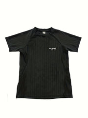 Men's Mesh Sun Protection Short Sleeve T-shirt for Surf Diving Snorkeling