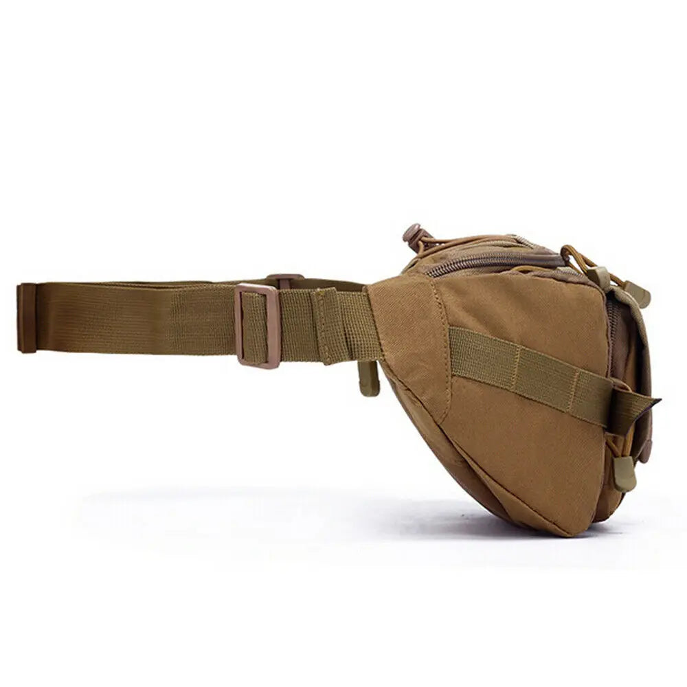 Waterproof Nylon Waist Fanny Pack Tactical Military Sport Bag