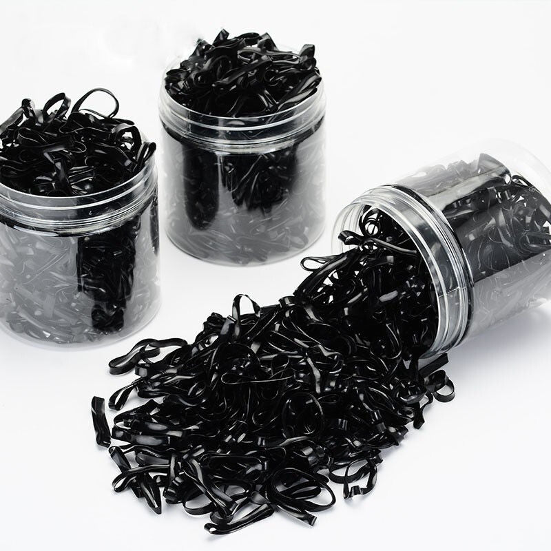 500 Pcs Mini Soft Rubber Bands for Girls and Women