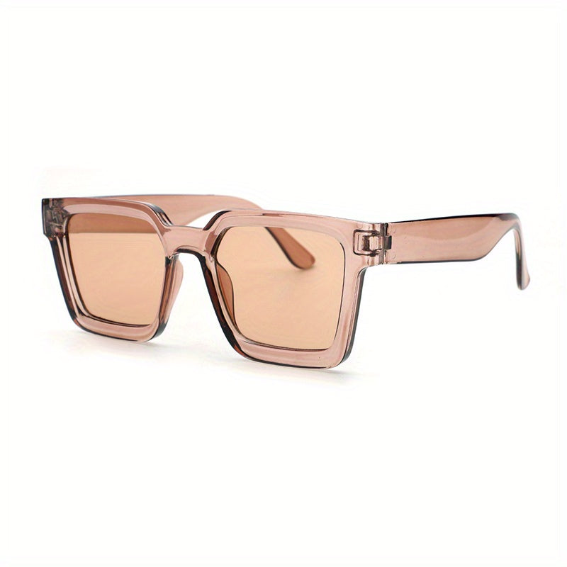 Leopard Rectangle Sunglasses Retro Style for Women