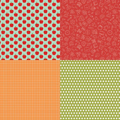 24sheets Back To School Theme Scrapbooking DIY Paper
