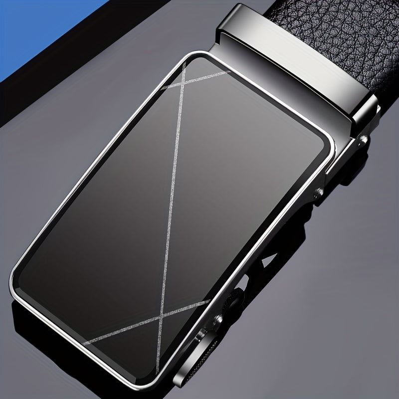 Men's PU Automatic Buckle Belt Wedding Daily Wear