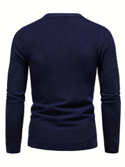 Funny Fat Pig Pattern Men's Knitted Sweater