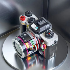 Camera Building Blocks Set Retro Style Collection Art Suitabl