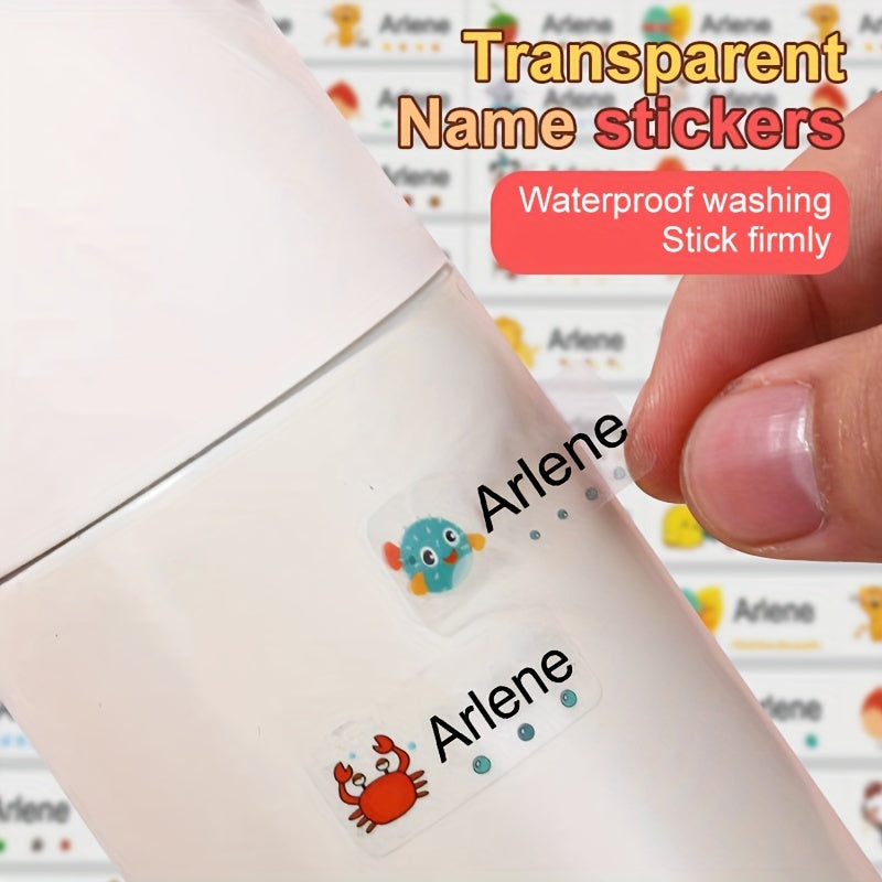Custom Name Sticker Waterproof Personal Office Label