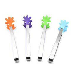 Silicone Mini Tongs Hand Shape Small Kids Tongs Food Ice Cube Fruits Barbecue