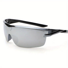 Y2K Wrap Sunglasses Semi Rimless Gradient Lens UV400