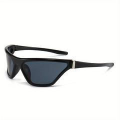 Y2K Sunglasses Wrap Around Sport Sun Shades Futuristic Sunnies