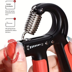 Adjustable Hand Grip Strengthener - Finger Gripper for Training