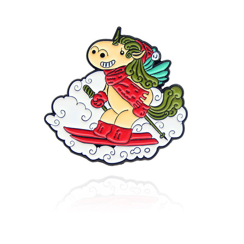 Cartoon Animal Brooch for Kids